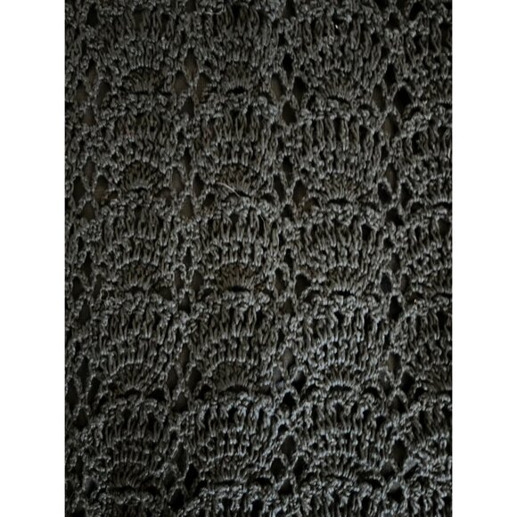 Boho Chic Festival Coastal Crocheted Fit And Flair Dress - Picture 3 of 5